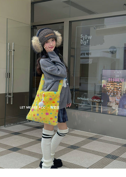 LET ME SEE - Kawaii Color Dot Shoulder Bag bag let me see