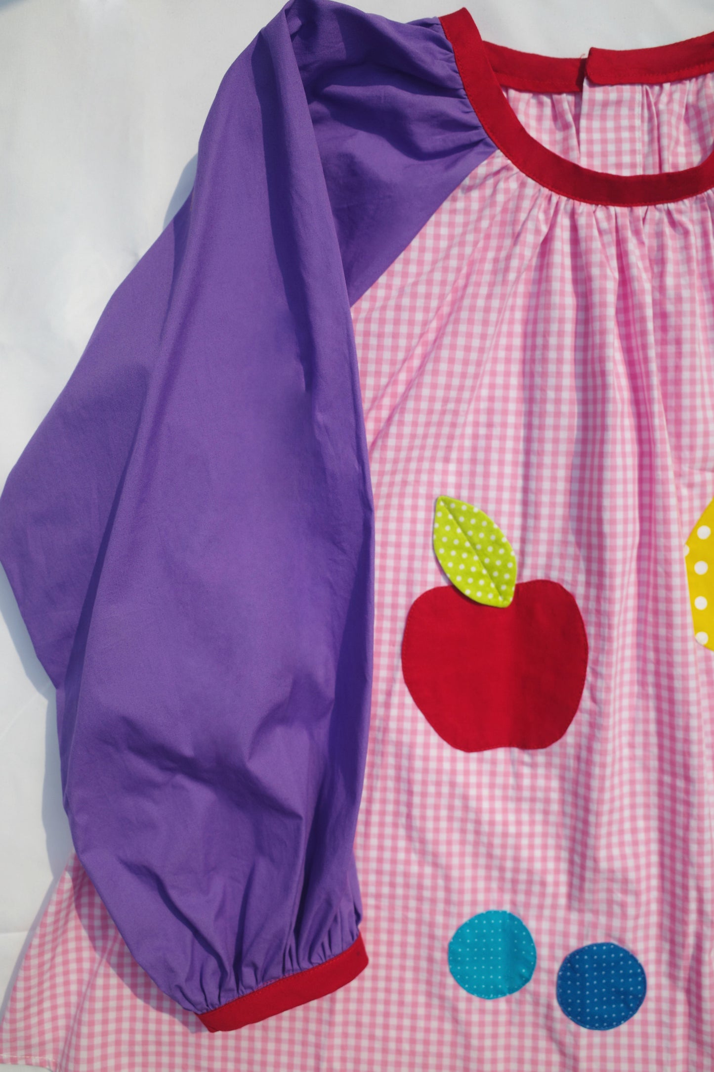 GOODBABY - Colorful Fruit Patchwork Purple Pullover Top overskirt goodbaby