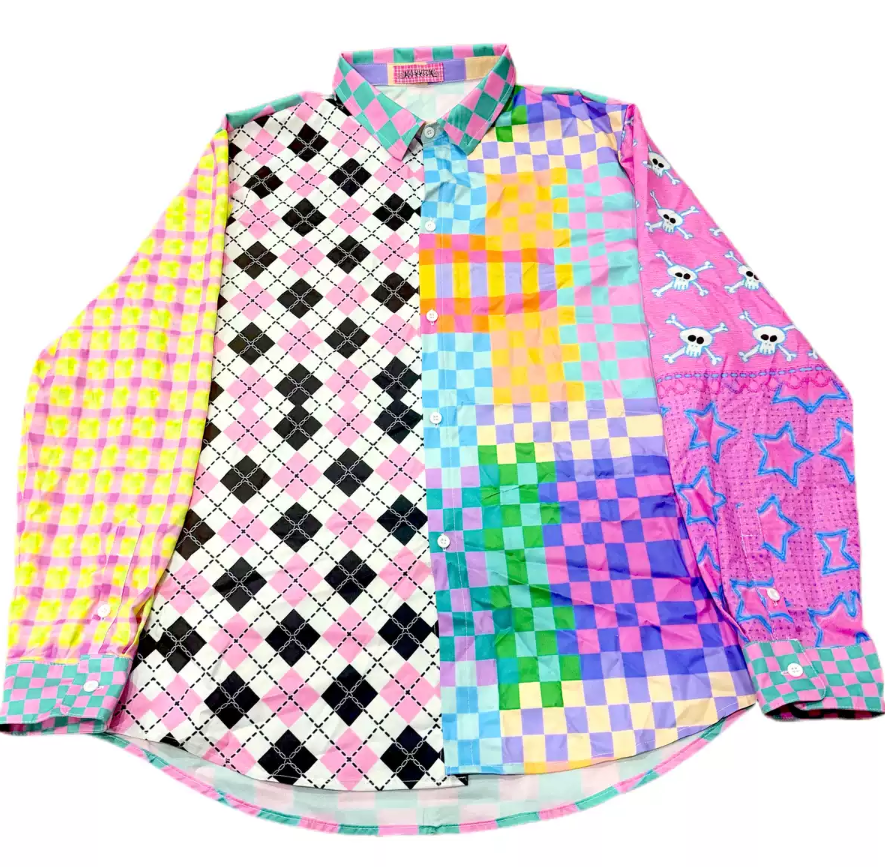 LEERROO - Colorblock Harajuku Shirt shirt Leerroo S