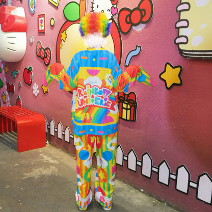 Rainbow Universe RUX - Decora Layered Top & Wide Pants Set set Rainbow Universe RUX