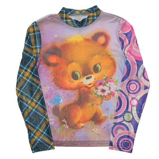 bunnybunnygun - Bear Mesh Sun Protection Top shirt bunnybunnygun S
