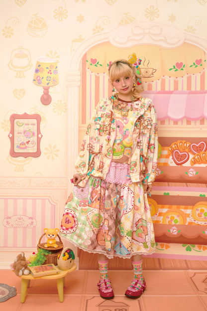Lutra Jump - Decora Kei Patchwork Hooded UPF50 Sun Jacket jacket Lutra Jump