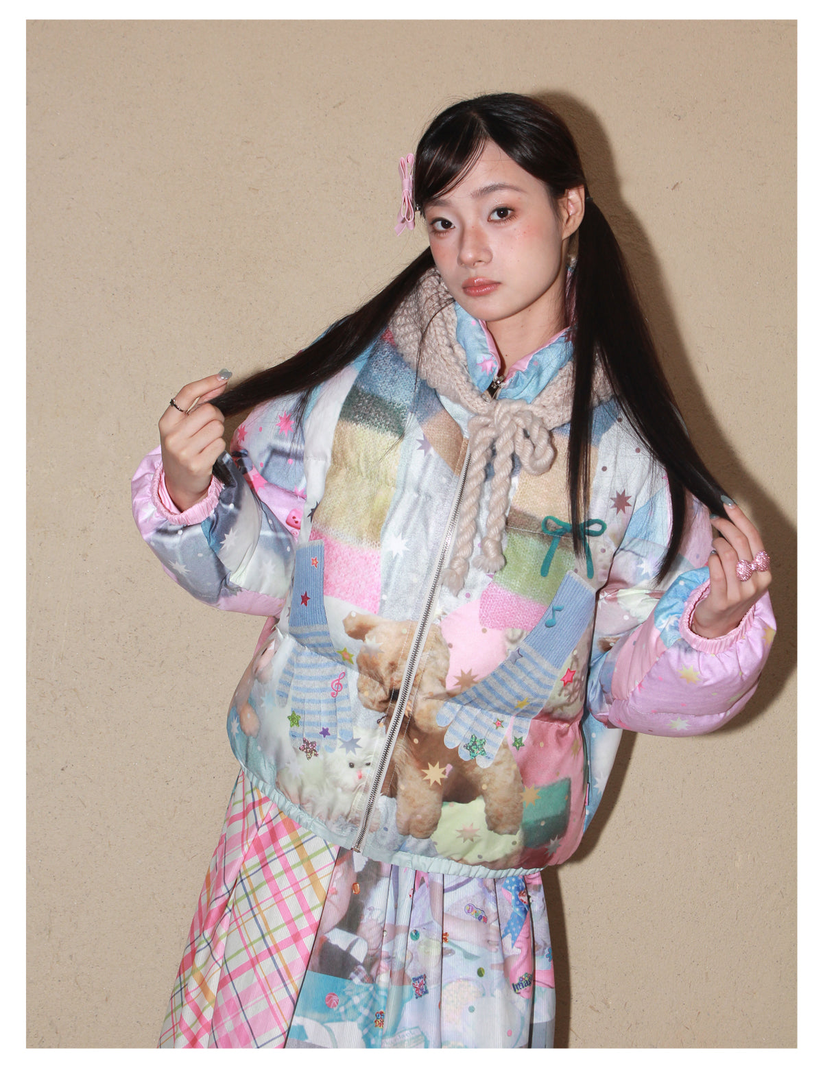 NeogoMade - Kawaii Reversible Sweet Short Jacket jacket NeogoMade