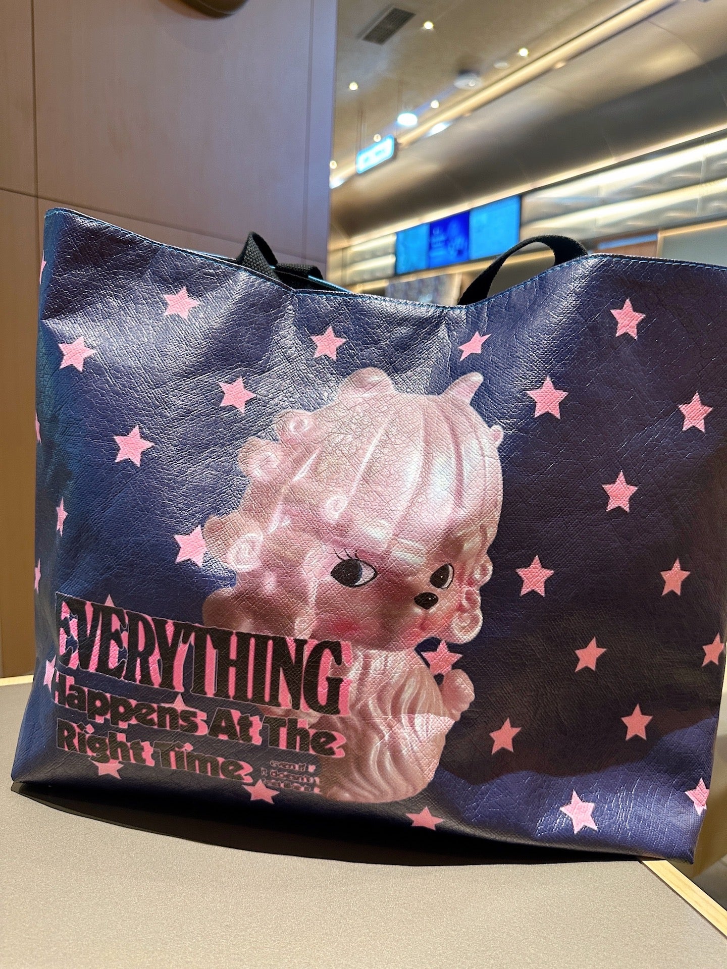 BunnyBunnyGun - Harajuku Printed Tote Bag Dupont Paper Large Capacity bag bunnybunnygun