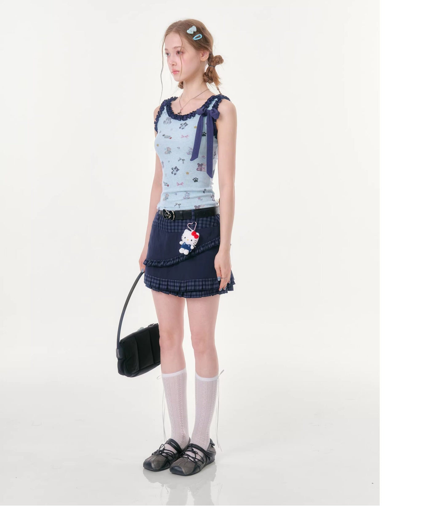 ziziFei - Cat Garden Ruffle Cami Top camisole ziziFei