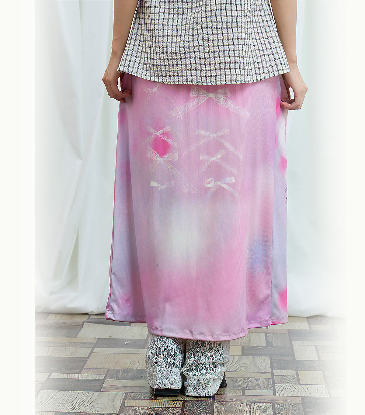 Moon Meadow - Lily Sketch Print Maxi Skirt skirt Moon Meadow