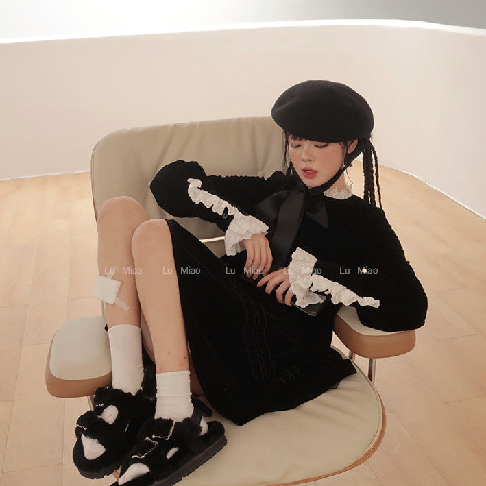 Lu Miao - Velvet Lace Doll Dress dress Lu miao
