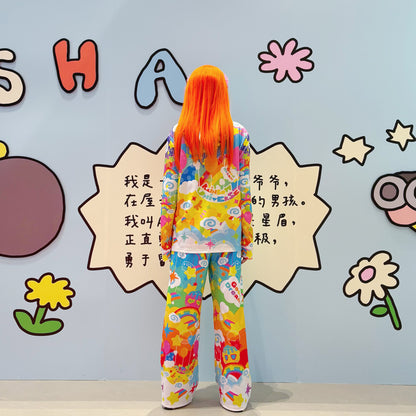 Rainbow Universe RUX - Rainbow Decora Jacket Pants Set set Rainbow Universe RUX