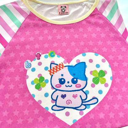 Bodytalk - Kawaii Y2K Colorblock Long Sleeve Tee shirt bodytalk