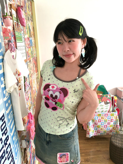 Bodytalk - Lucky Clover Stretch Tee shirt bodytalk