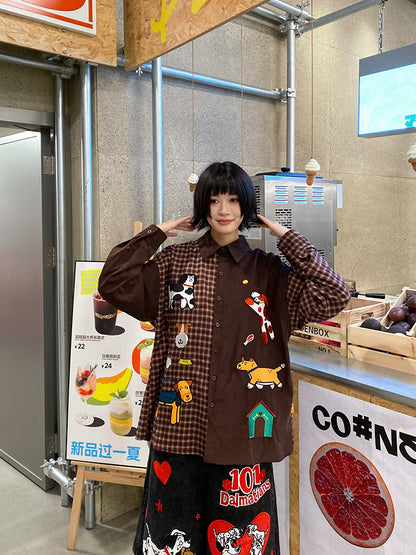 BIBULU - KidCore Plaid Shirt Women Oversized shirt BIBULU