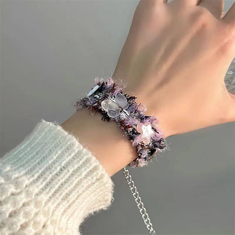 Kiwistore - Lace Bear Y2K Necklace Bracelet necklace kiwi store