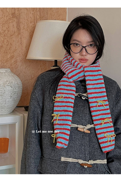 LET ME SEE - Kawaii Colorblock Lamb Scarf scarf let me see