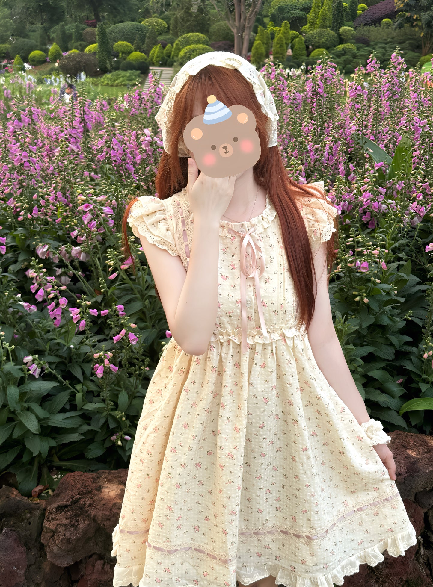 Blurred Bear First Love Dress | Ballerina Floral Layered Dress – Petite & Tall Fit
