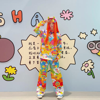 Rainbow Universe RUX - Rainbow Decora Jacket Pants Set set Rainbow Universe RUX