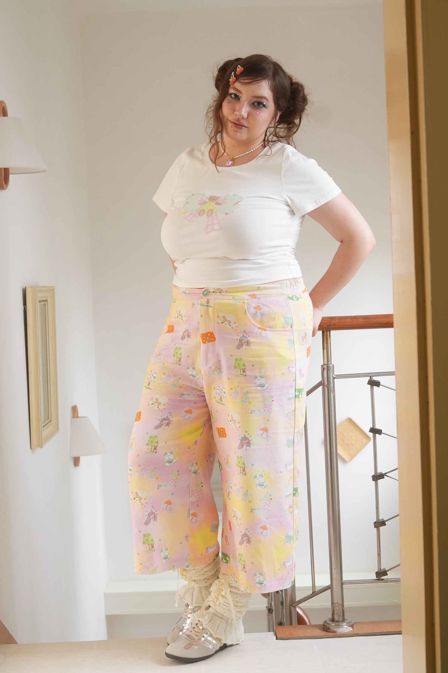 HotNipplesClub - Loose Wide Leg Cargo Pants pants Hot Nipples Club