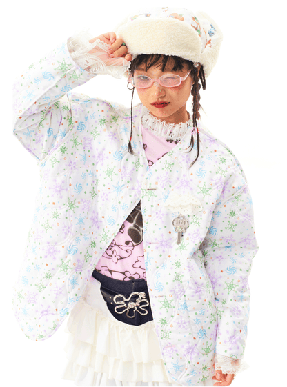 sillysis - Pink Kawaii Reversible Jacket jacket sillysis