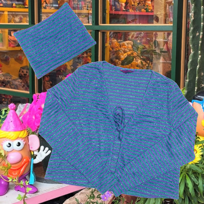 BunnyBunnyGun - Kawaii Loose Tie-Up Top with Hat cardigan bunnybunnygun