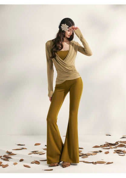 YZZI HE - Lazy Weekend Beaded Knit Two-Piece Set set YZZI HE