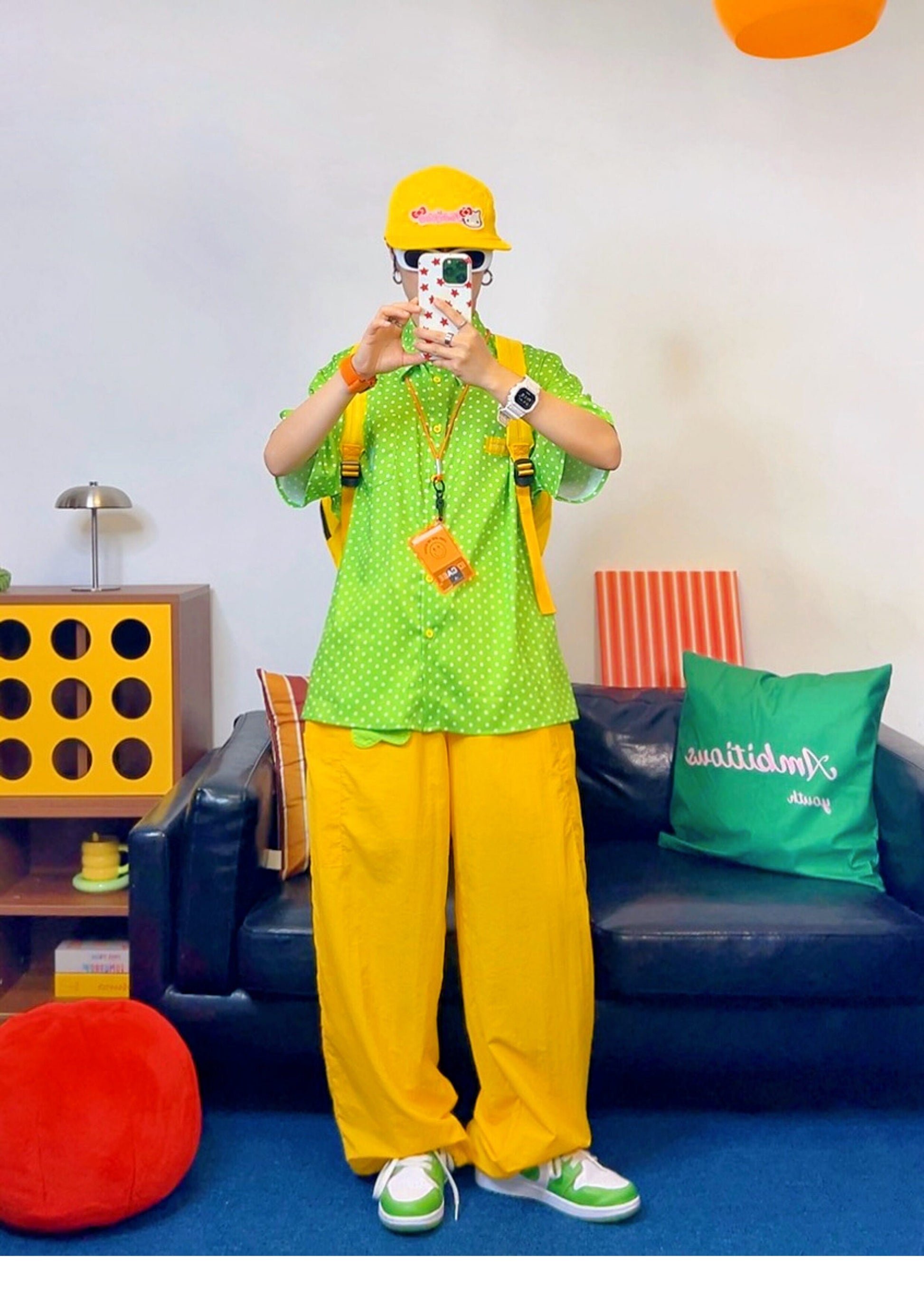 KURIOSITAET - Green Dopamine Chiffon Shirt shirt KURIOSITAET