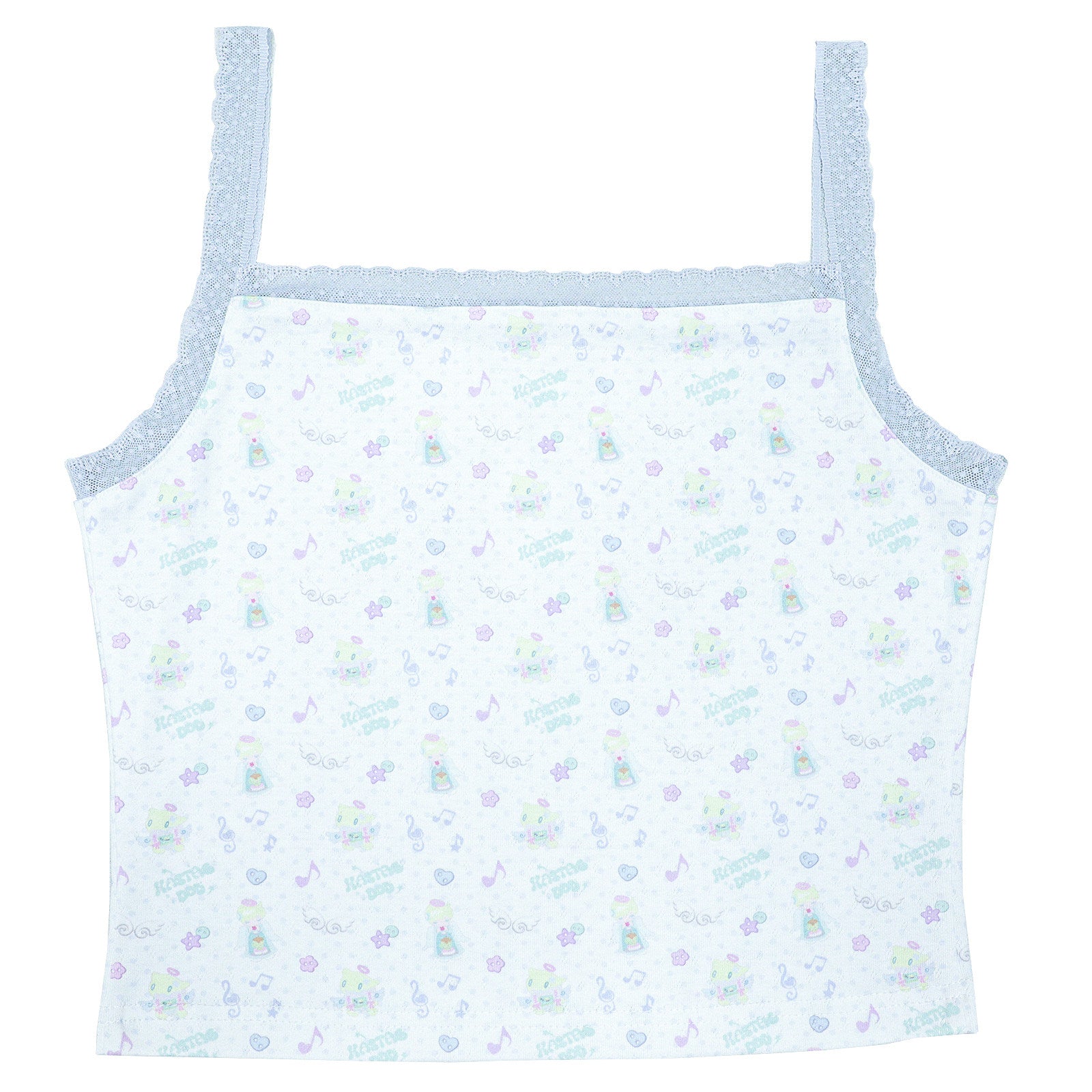Hashtag DDD - Cartoon Eye Rhinestone Lace Cami camisole Hashtag DDD