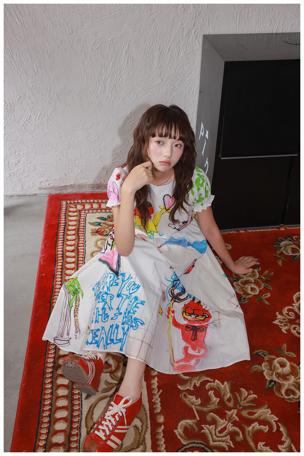 Tntntutu - Decora Kei Graffiti Dress dress tntntutu