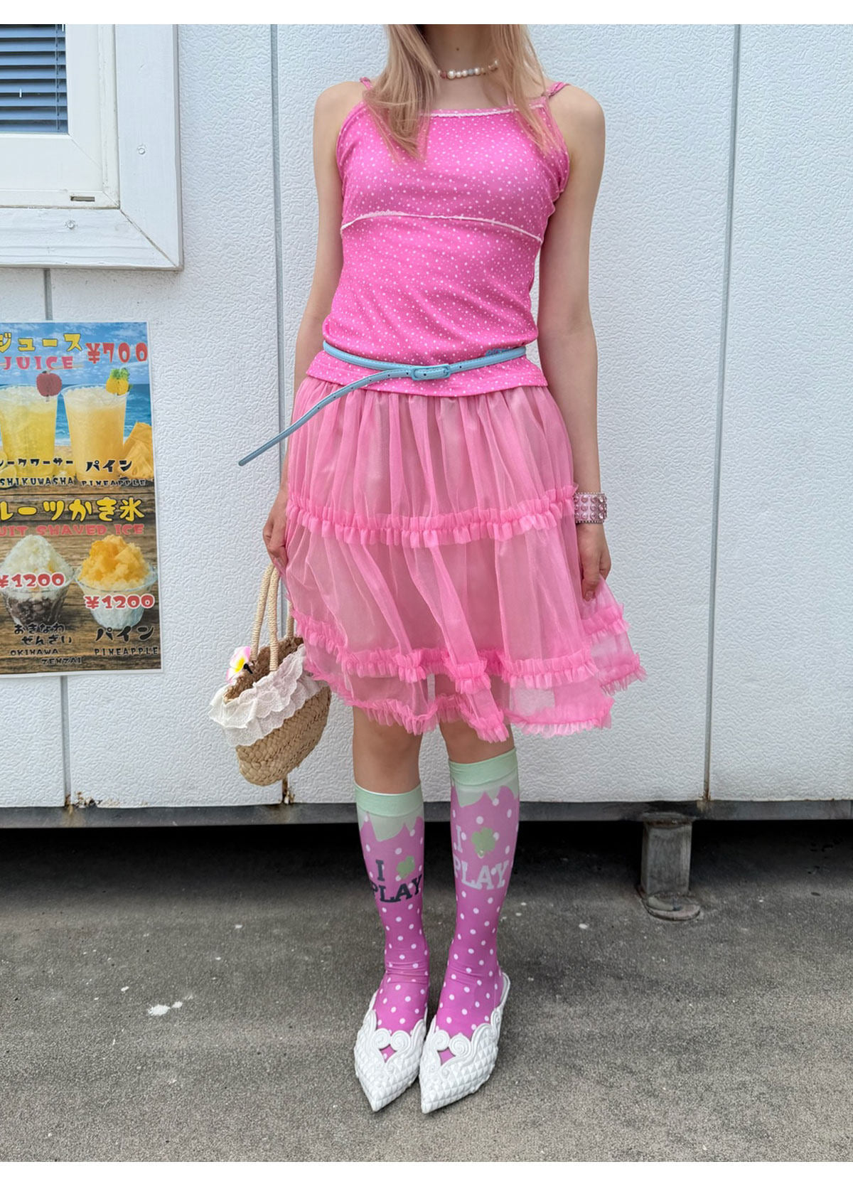 loveplayshop - Glitter Tulle Skirt with Lining skirt loveplay