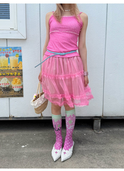 loveplayshop - Glitter Tulle Skirt with Lining skirt loveplay