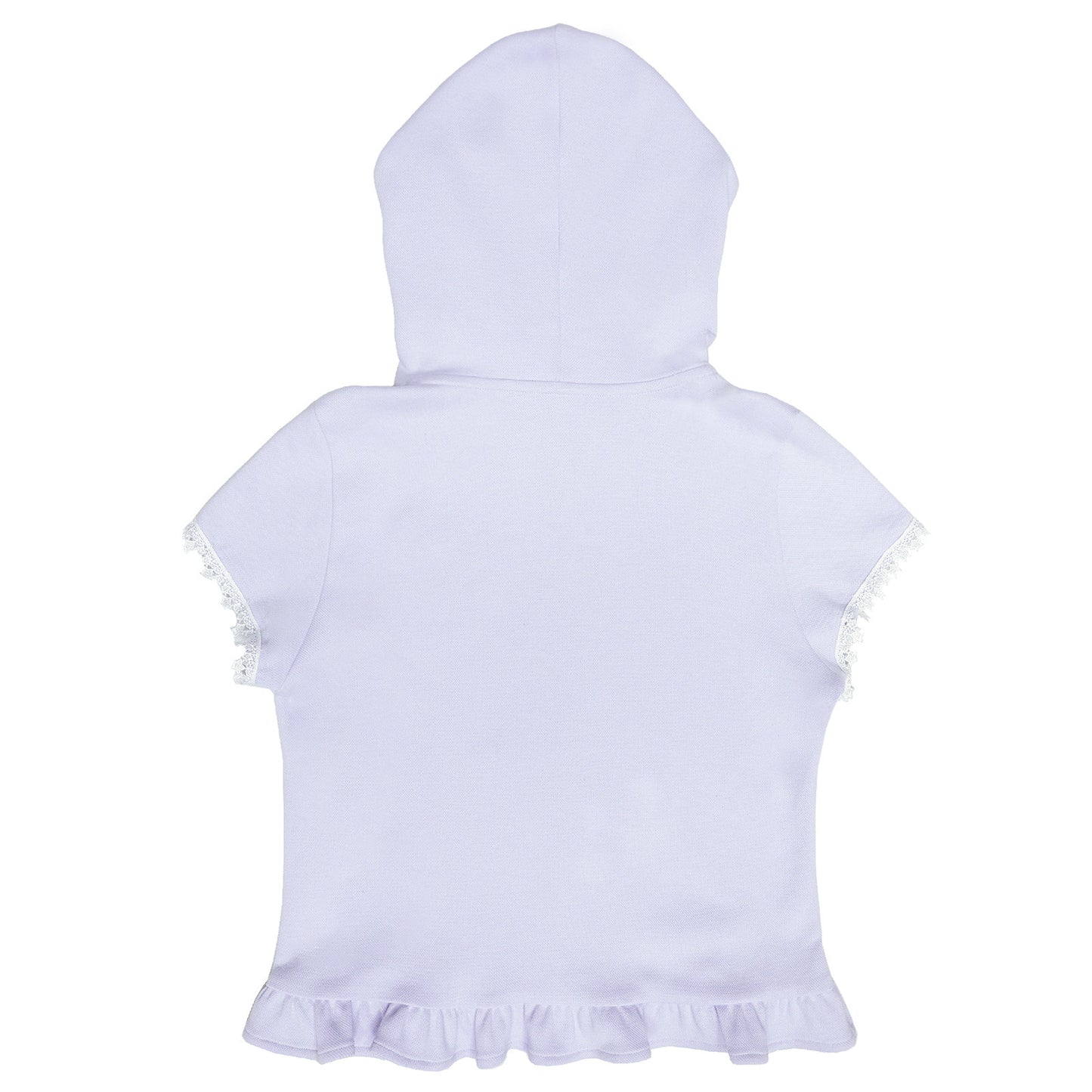 Hashtag DDD - Purple Embroidered Hooded Cardigan