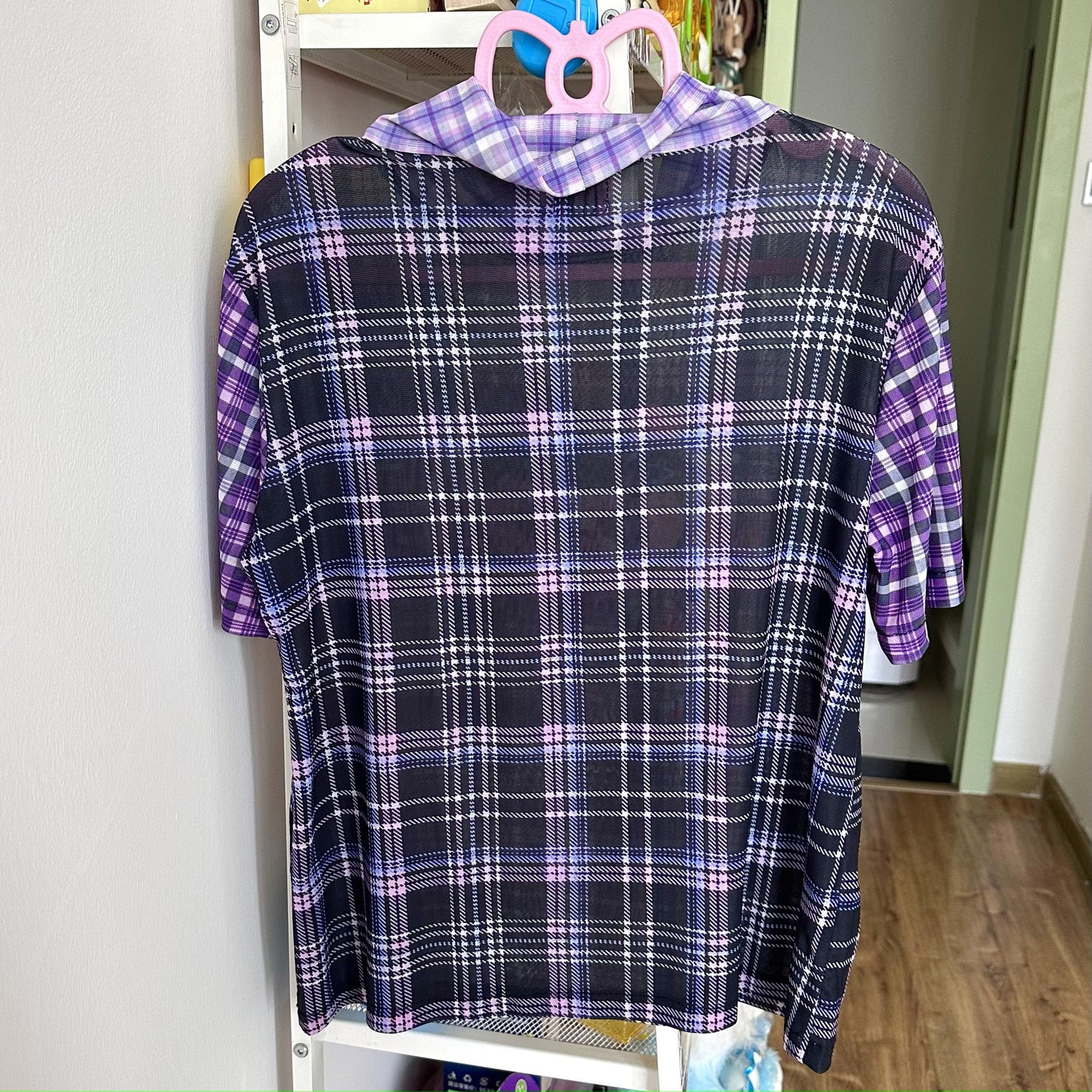 BodyTalk - Y2K Panda Mesh Short Sleeve Top tshirt bodytalk