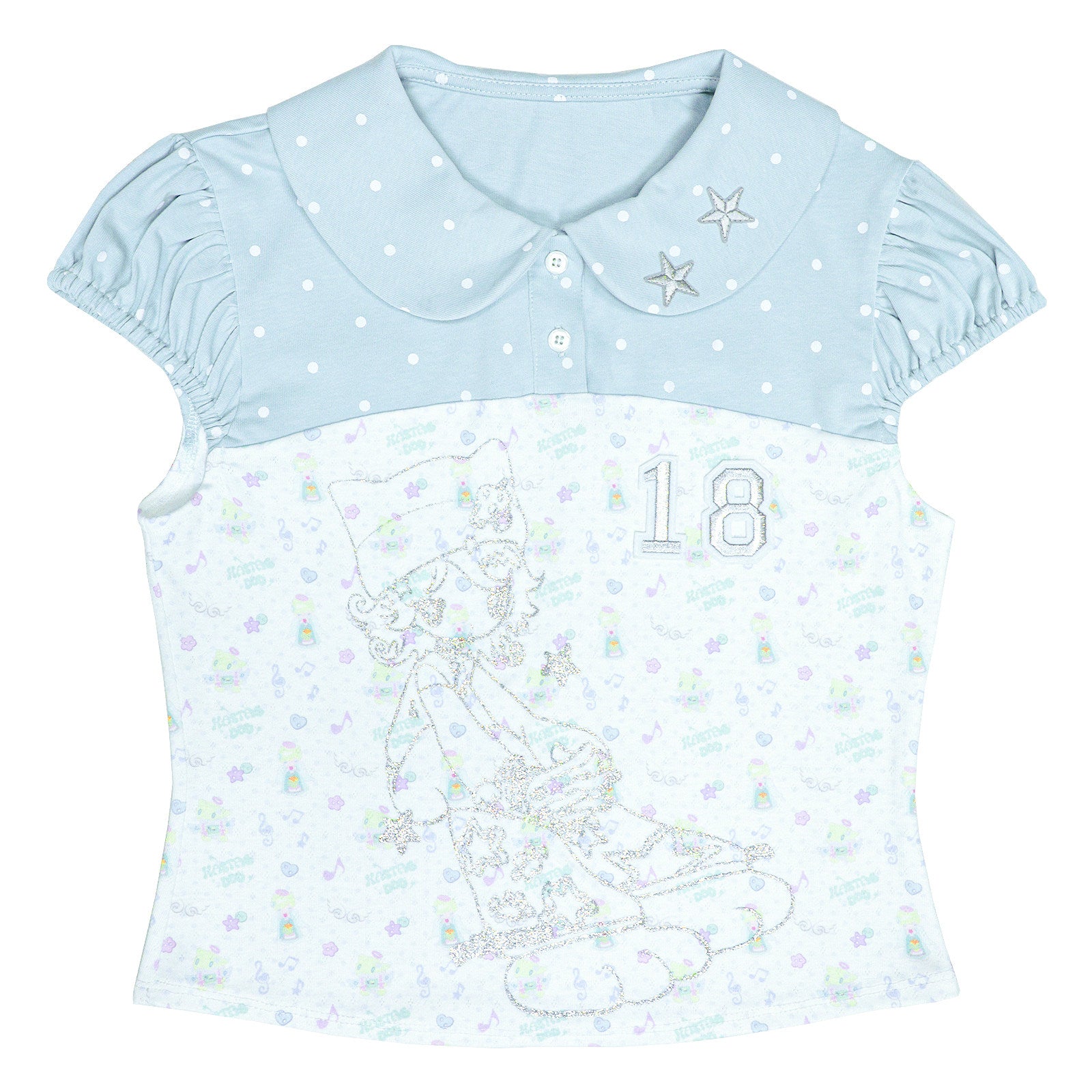Hashtag DDD - French Doll Collar Puff Sleeve Tee tee Hashtag DDD S