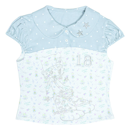 Hashtag DDD - French Doll Collar Puff Sleeve Tee tee Hashtag DDD S