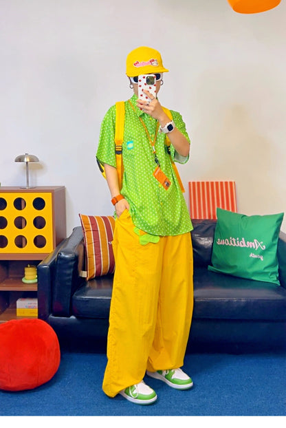 KURIOSITAET - Green Dopamine Chiffon Shirt shirt KURIOSITAET