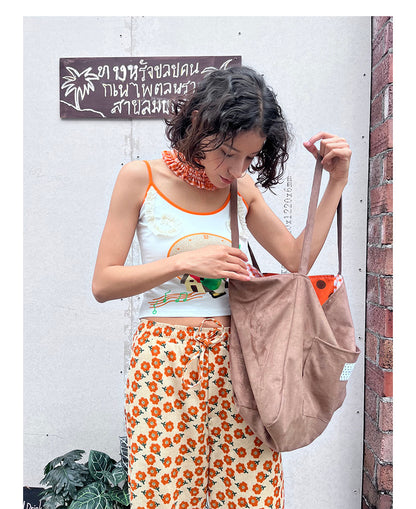 UnsocialNight - Cartoon Print Lace Cami Top camisole UnsocialNight