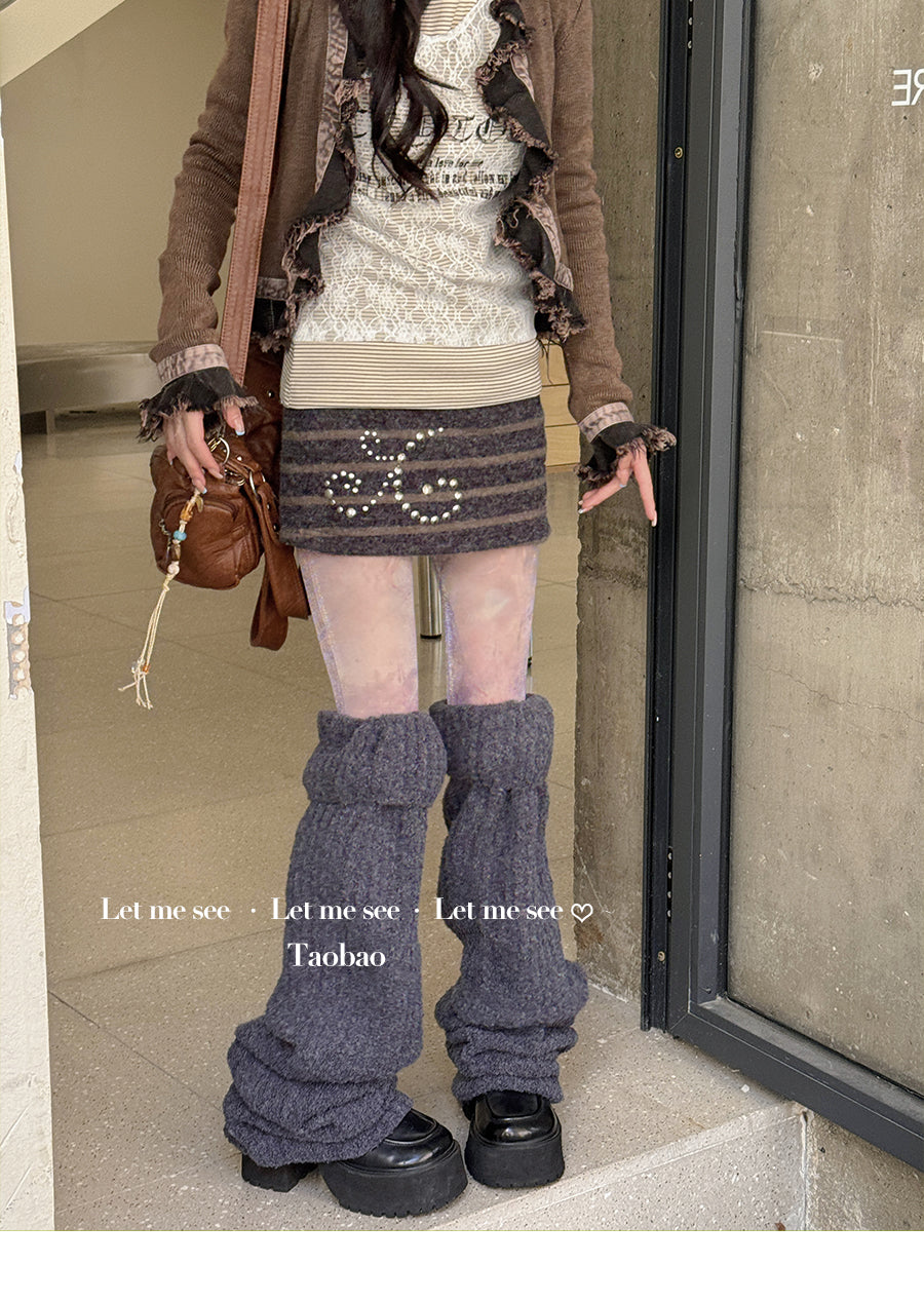 LET ME SEE - Kawaii Long Leg Warmer Socks leg warmmers let me see