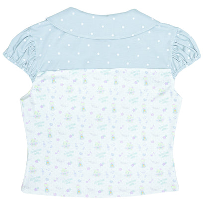 Hashtag DDD - French Doll Collar Puff Sleeve Tee tee Hashtag DDD