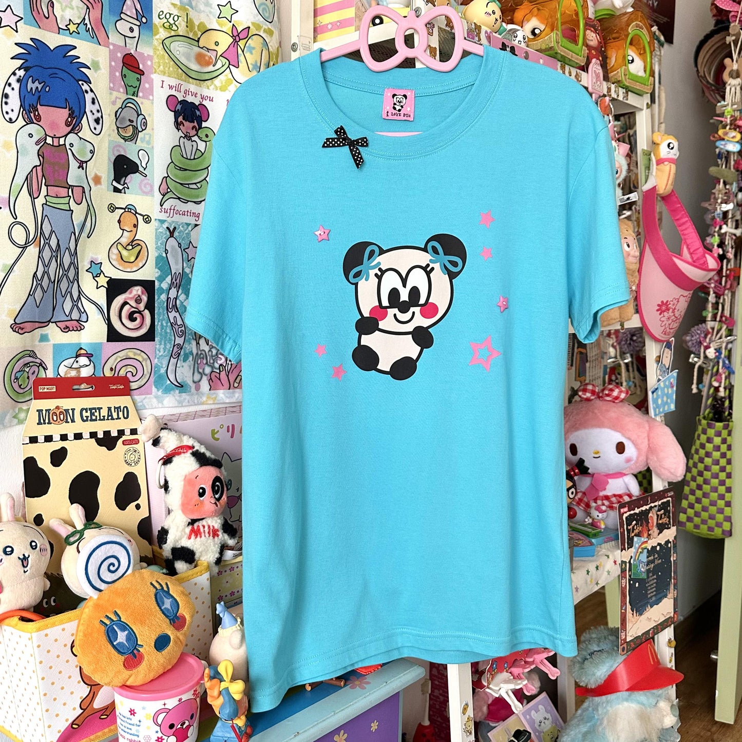 Bodytalk - Panda Graphic T-Shirt | Kawaii 90s Retro Harajuku Style Tee tee bodytalk S