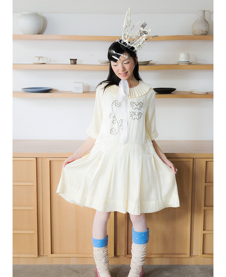 UnsocialNight - Iridescent Pleated Midi Dress dress UnsocialNight