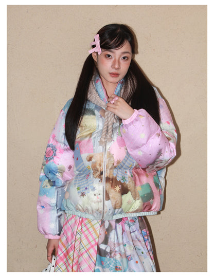 NeogoMade - Kawaii Reversible Sweet Short Jacket jacket NeogoMade