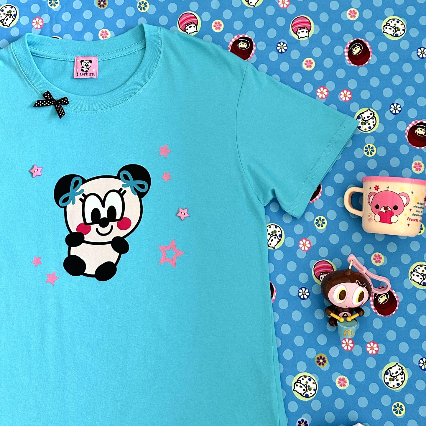 Bodytalk - Panda Graphic T-Shirt | Kawaii 90s Retro Harajuku Style Tee tee bodytalk