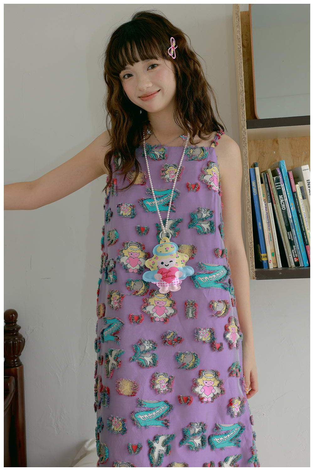 tntntutu Shiny Angel Dress | Harajuku Purple Jacquard Skirt dress tntntutu