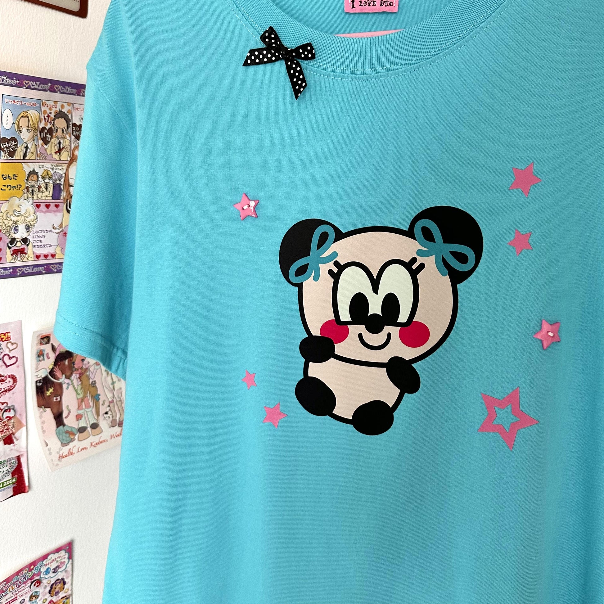 Bodytalk - Panda Graphic T-Shirt | Kawaii 90s Retro Harajuku Style Tee tee bodytalk