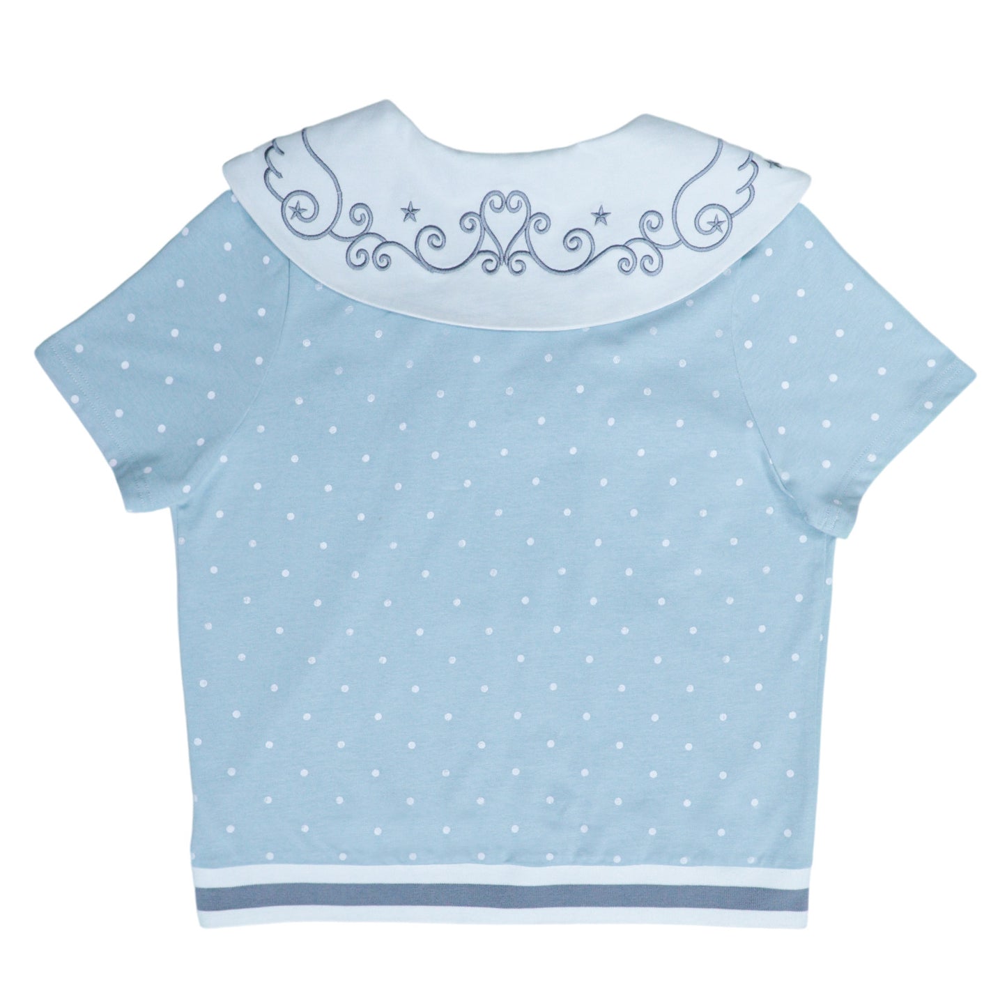 Hashtag DDD - Polka Dot Sailor Collar Cardigan