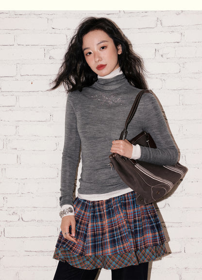 Chemical Girl - Merino Wool Slim Fit Turtleneck Sweater shirt chemical girl