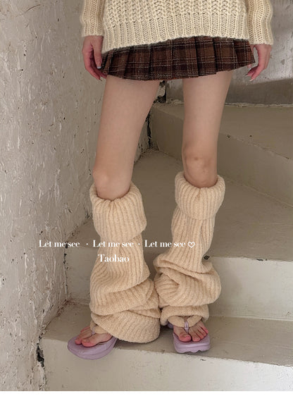 LET ME SEE - Kawaii Long Leg Warmer Socks leg warmmers let me see
