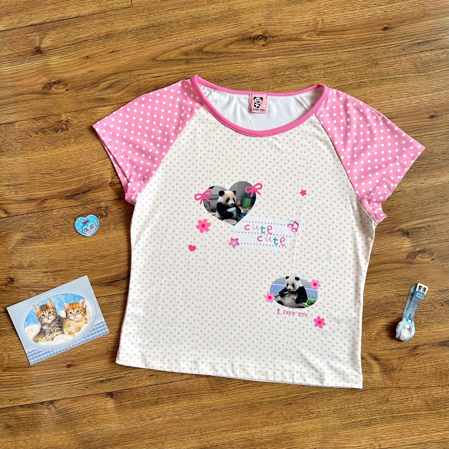 BodyTalk - Jojifuku Panda Print T-Shirt tshirt bodytalk
