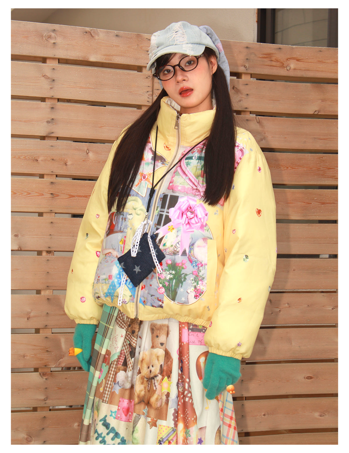 NeogoMade - Kawaii Reversible Sweet Short Jacket jacket NeogoMade