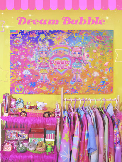 Dream Bubble Decora Fashion Tapestry Dopamine Lovely Hanging Cloth tapestry Dream Bubble