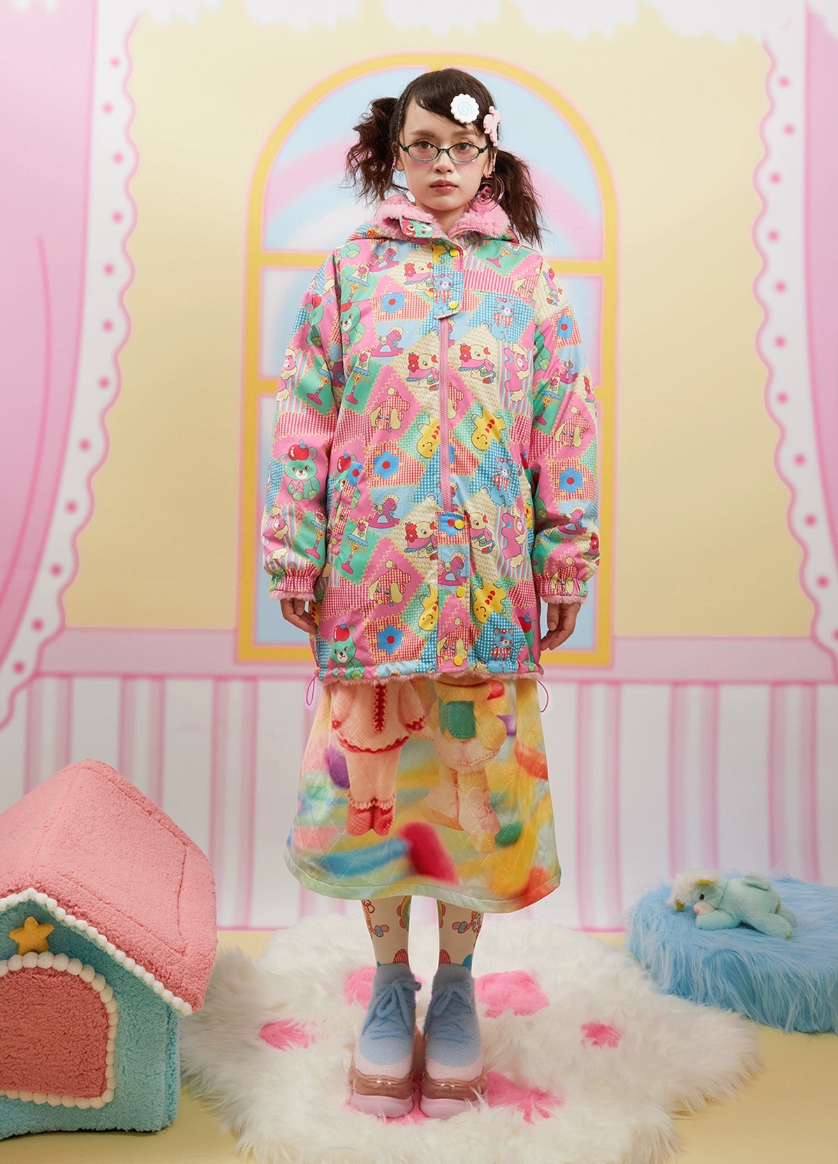 Frufru Decora Print Double-sided Jacket jacket frufru