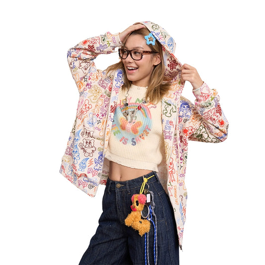 Iscreamcolour Colorful Lines Cardigan Girly Fashion cardigan iscreamcolour
